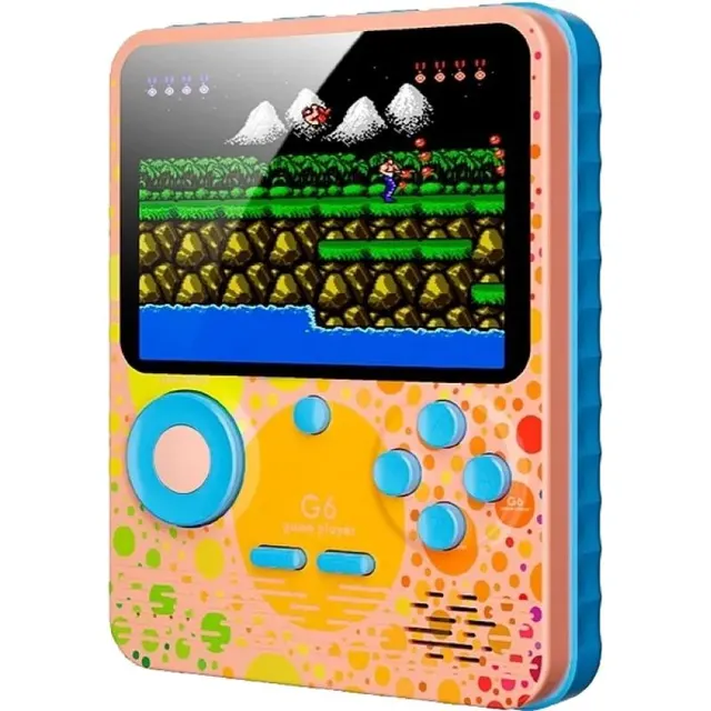 Console Game Box G6 666 Jogos em 1 – Pink/Blue