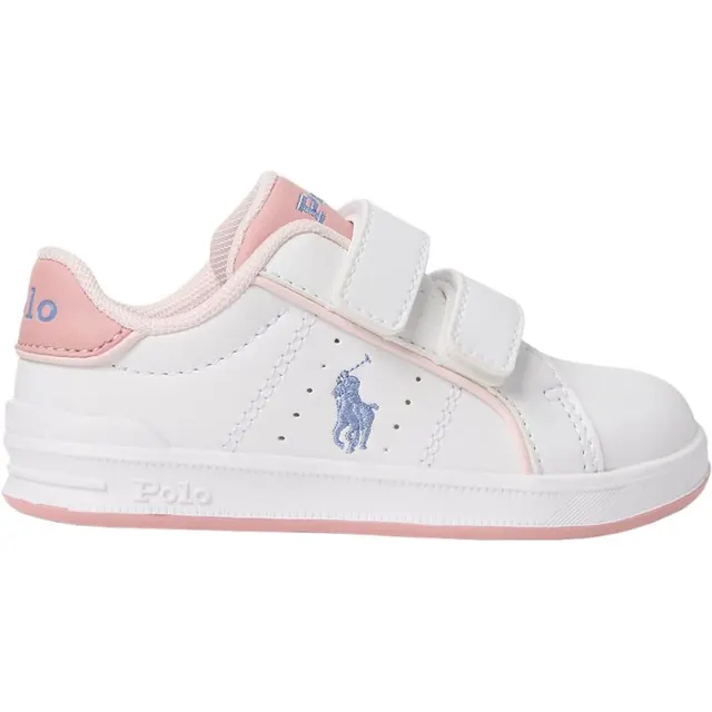 Tênis Infantil Polo Ralph Lauren RL00558112 Branco/Rosa – Feminino