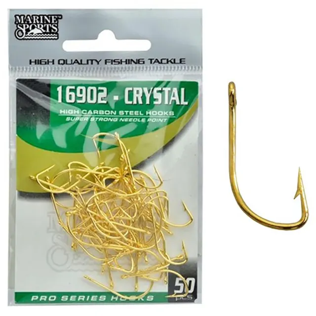 Anzol Marine Sports 16902 Crystal 08 com 50 Pçs