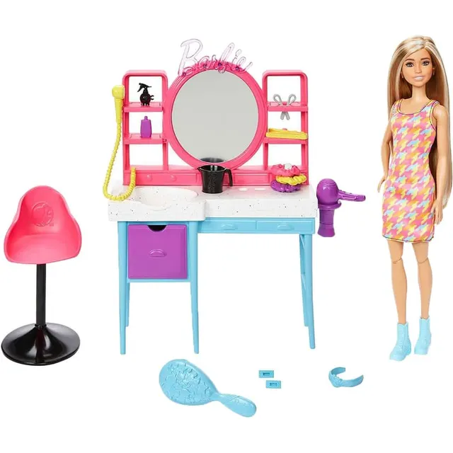 Boneca Barbie Salão de Beleza Mattel – HKV00