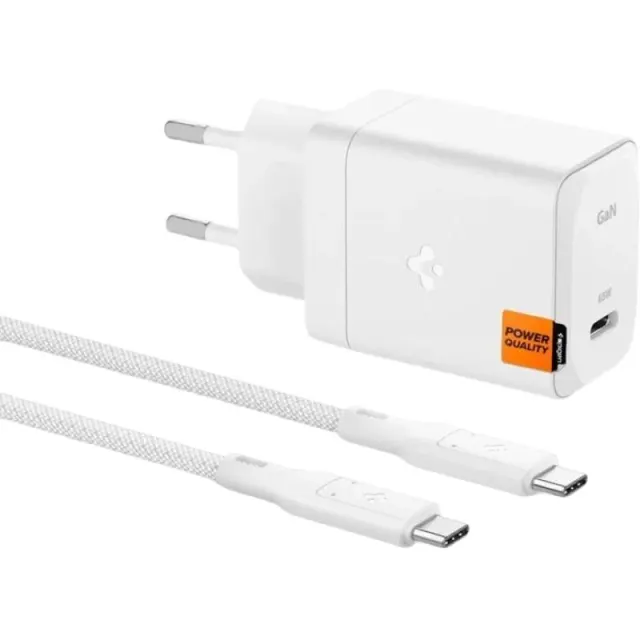 Carregador de Parede Spigen ArcStation Pro 65W ACH05476 – Branco
