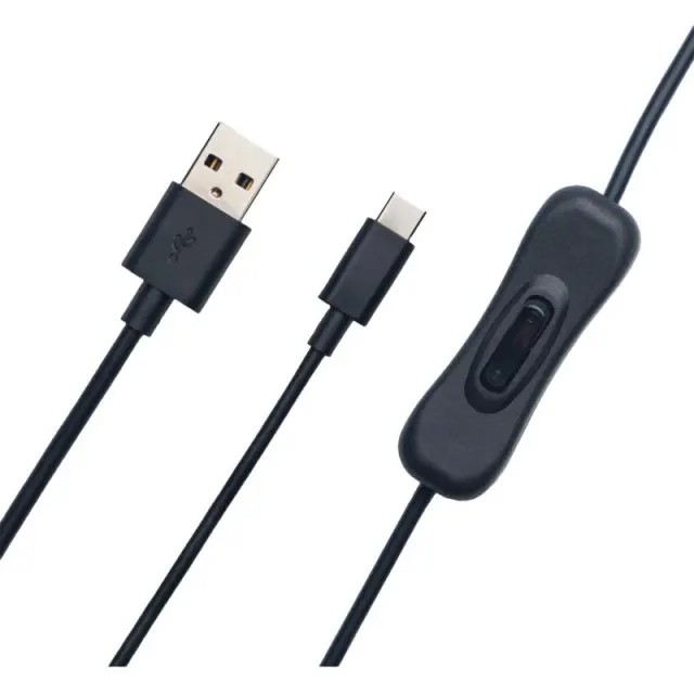 Cabo Obsbot USB-A para USB-C com Interruptor de Ligar/Desligar OCB-2107-CT 1,5M