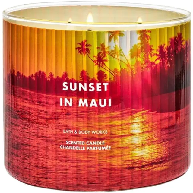 Vela Aromática Bath &amp; Body Works Sunset In Maui – 411g