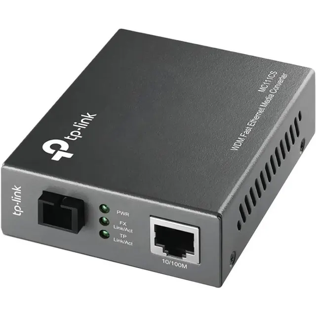 Conversor de Fibra TP-Link MC111CS WDM Multimidia de 10/100Mbps