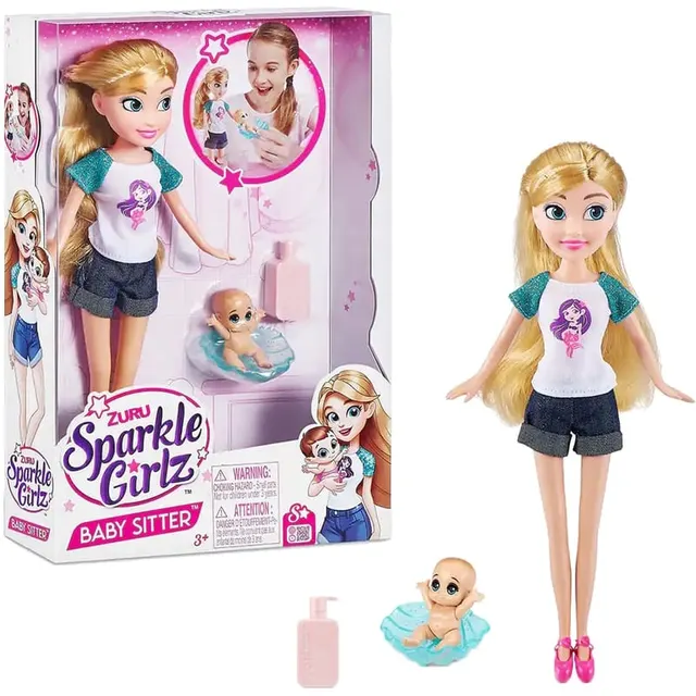 Zuru Boneca Sparkle Girlz Baby Sitter – 10064