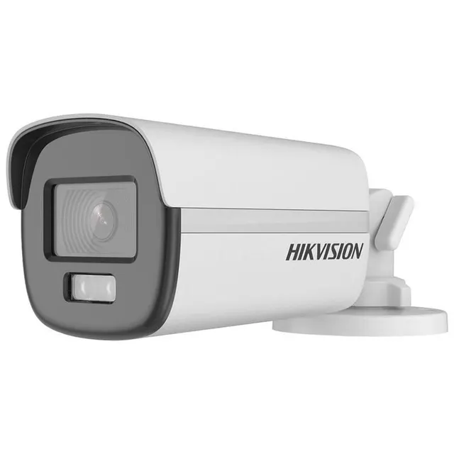 Câmera de Segurança CCTV Hikvision DS-2CE12DF0T-F Bullet 1080P 2MP ColorVu 2.8mm