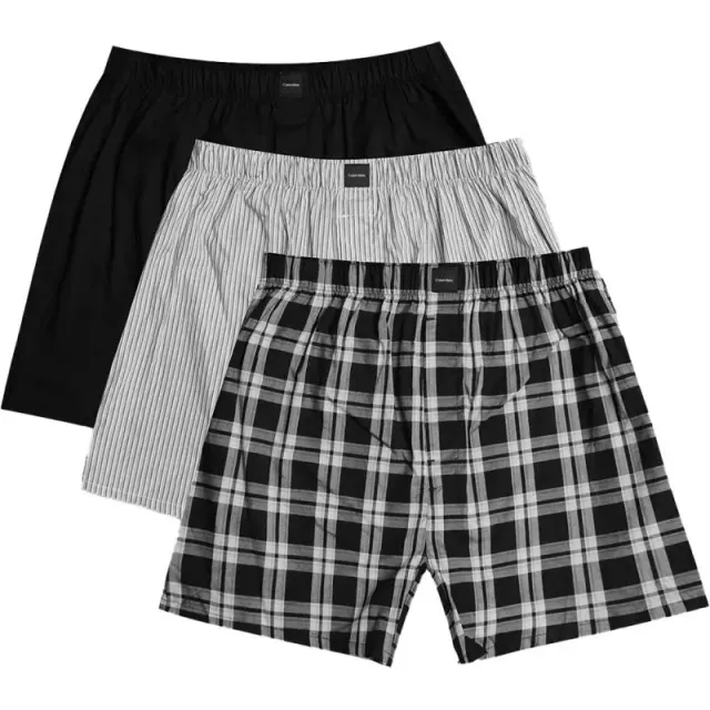 Boxer Calvin Klein NB4006-460 – Masculino (3 Unidades)