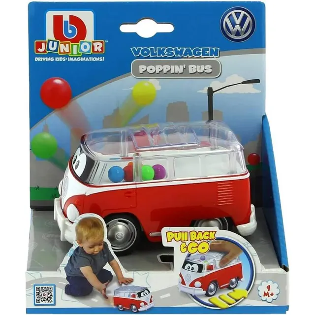 Volkswagen Poppin Bus 16-85109 BBJunior – Vermelho